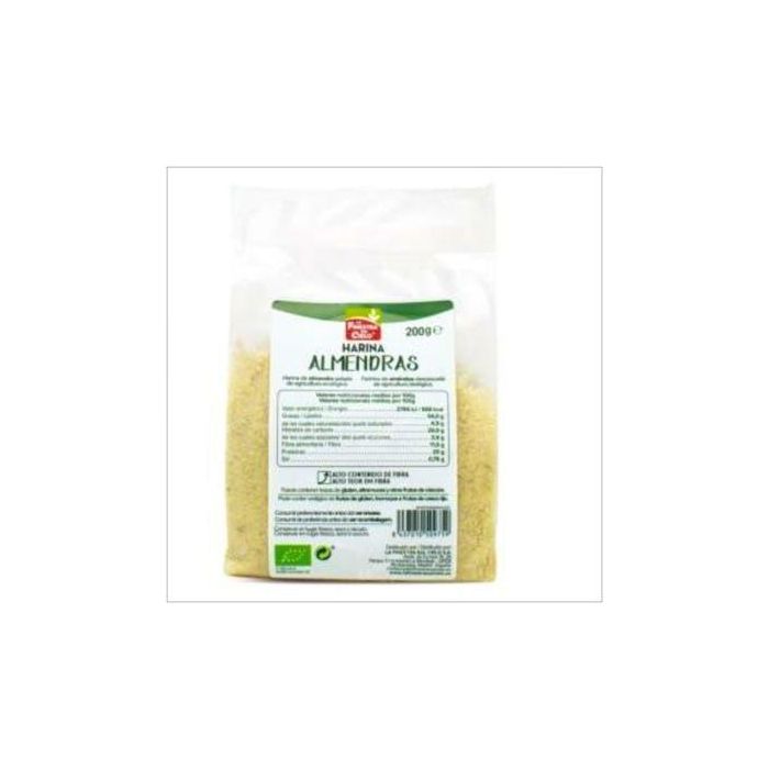 LA FINESTRA SUL CIELO Harina de Almendra Bio 200g. Ideal para repostería y cocina salada. Origen ecológico certificado.