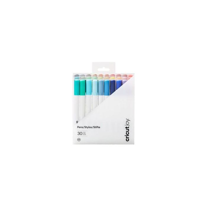 Cricut Joy Marcador Permanente Multicolor, Punta Fina 0.4 mm, 30 Unidades - Ref. 2008801