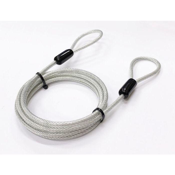 MicroConnect 2 Loop Locking Wire ø4.5mm, 2 meter, Black 3 MicroConnect 2 Loop Locking Wire ø4.5mm, 2 meter, Black 3