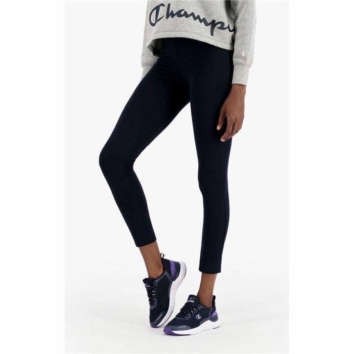 Mallas Deportivas de Mujer Champion C Logo Stretch Azul oscuro XS 3