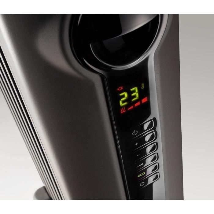 De'Longhi DEL8004399850897 Radiador de aceite RADIA 1500W, 3 etapas de calentamiento, Tecnología Real Energy, Pantalla digital 4 De'Longhi DEL8004399850897 Radiador de aceite RADIA 1500W, 3 etapas de calentamiento, Tecnología Real Energy, Pantalla digital 4