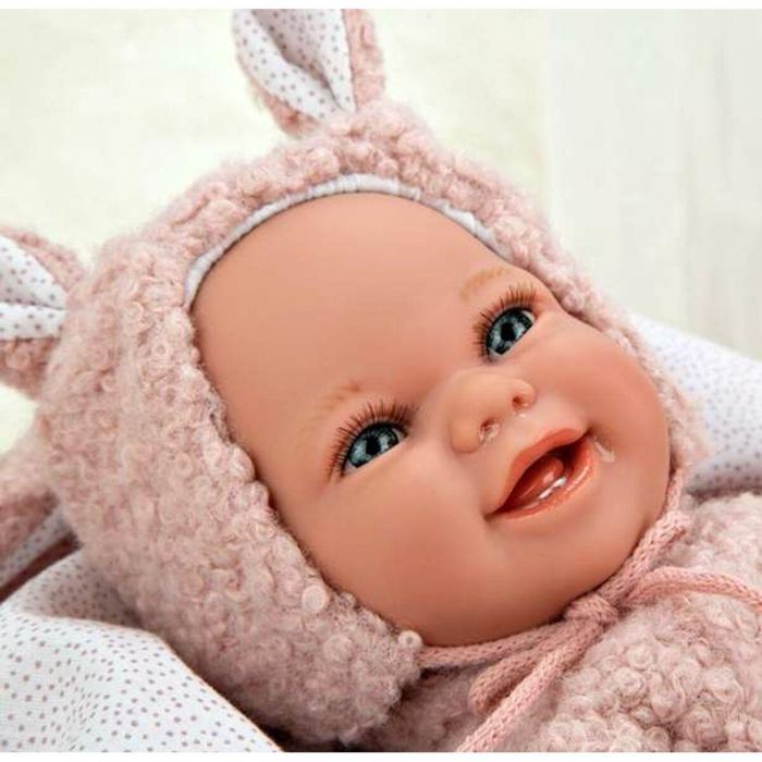 Muñeca elegance babyto rosa con manta (muñeca de peso) 35 cm cuerpo blando 4 Muñeca elegance babyto rosa con manta (muñeca de peso) 35 cm cuerpo blando 4