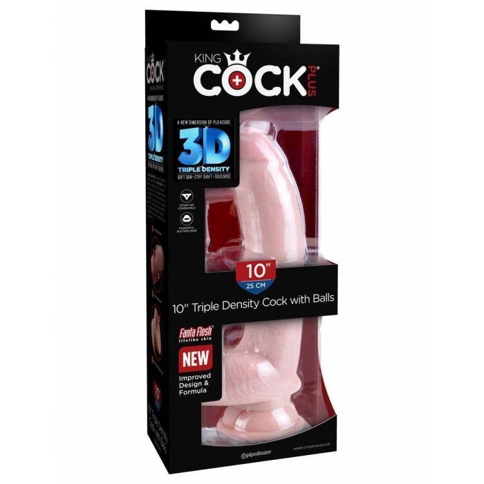 Dildo Pipedream King Cock Plus Natural 7 Dildo Pipedream King Cock Plus Natural 7