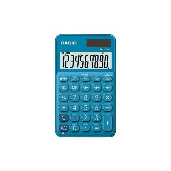 Casio Calculadora De Oficina Azul Sl-310Uc-Bu Casio Calculadora De Oficina Azul Sl-310Uc-Bu