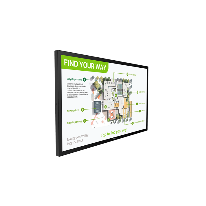 Philips 55BDL3751T/00 Pantalla de Señalización Interactiva 54.5" LCD 4K Ultra HD Táctil WiFi Android Negro