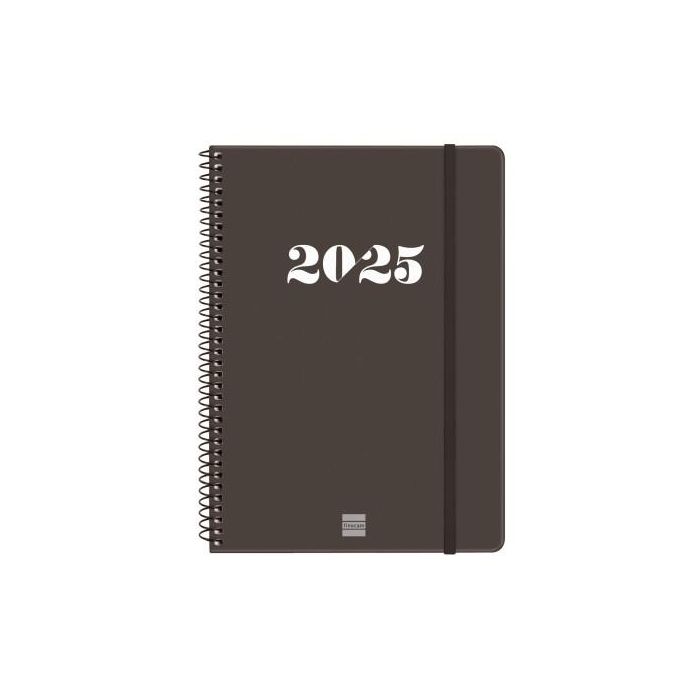 Agenda Finocam MY E10 Negro A5 15,5 x 21,2 cm 2025