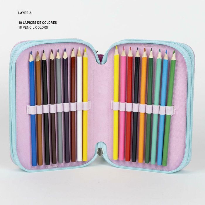 Plumier Triple Gabby's Dollhouse Rosa 12,5 x 6,5 x 19,5 cm 4 Plumier Triple Gabby's Dollhouse Rosa 12,5 x 6,5 x 19,5 cm 4