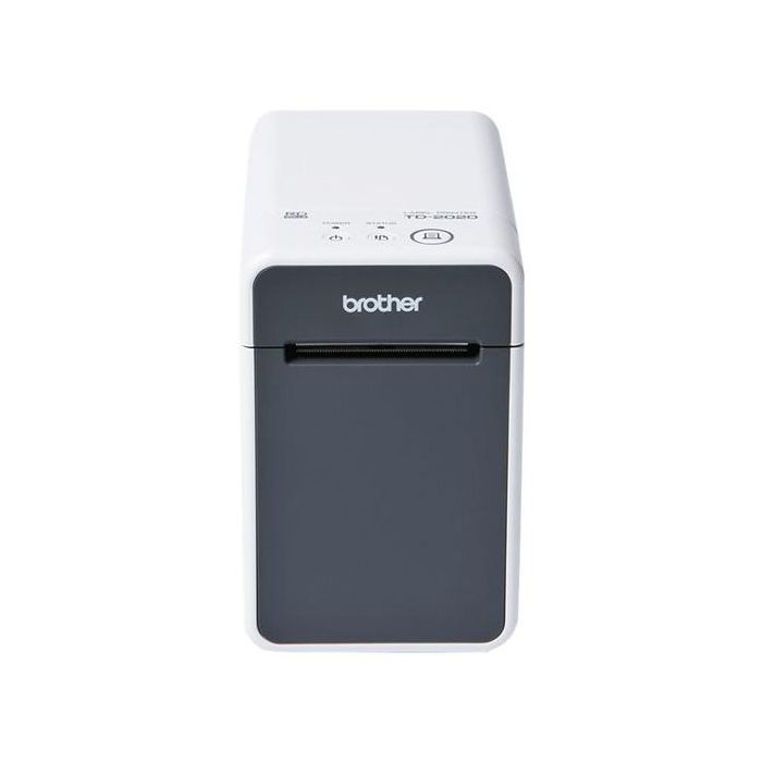 Brother Impresora Térmica de Etiquetas TD-2020, Tecnología Traslado Térmico, Blanco