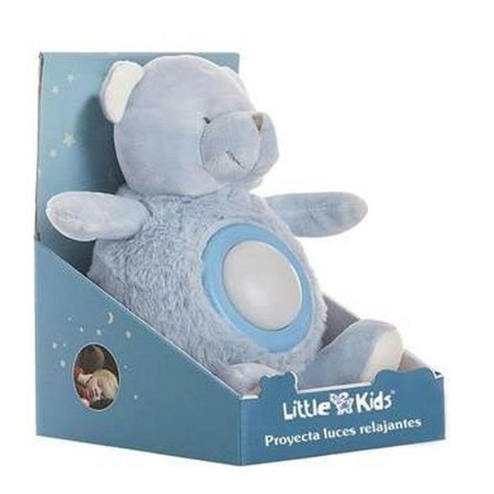 Oso azul musical con luz 20 cm caja/pilas 1 Oso azul musical con luz 20 cm caja/pilas 1