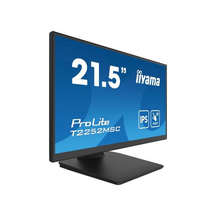 iiyama ProLite T2252MSC-B2AG pantalla para PC 54,6 cm (21.5") 1920 x 1080 Pixeles Full HD LCD Pantalla táctil Negro 1 iiyama ProLite T2252MSC-B2AG pantalla para PC 54,6 cm (21.5") 1920 x 1080 Pixeles Full HD LCD Pantalla táctil Negro 1