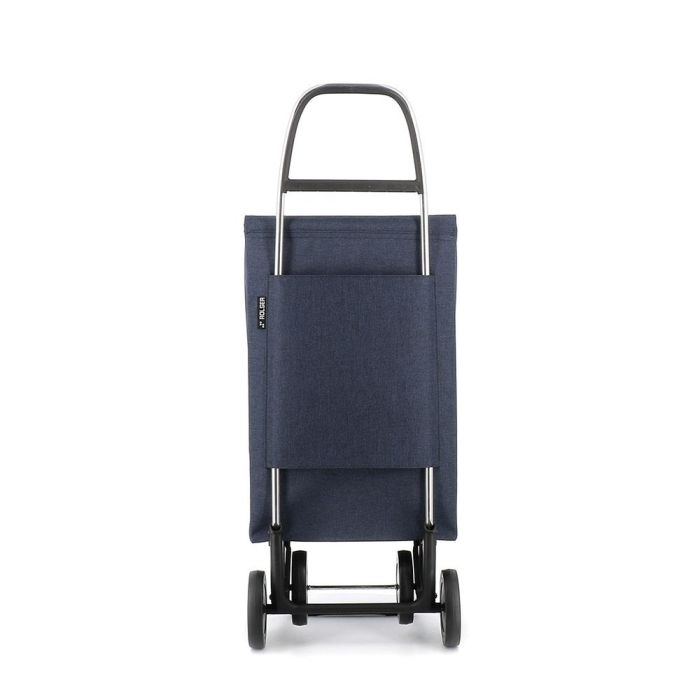 Rolser Carro de la compra Jean Tweed 4 Marino, 43 L, 4 Ruedas, Aluminio, Plegable, Capacidad 25 kg 3