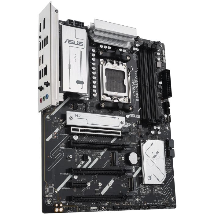 ASUS PRIME B840-PLUS WiFi Placa Base ATX, Chipset AMD B840, Zócalo AM5, Compatible con AMD Ryzen 7000/8000/9000 Series, DDR5 3