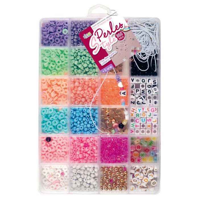 Jeux 2 momes Caja De 860 Cuentas Infantil Para Hacer Abalorios 0 Jeux 2 momes Caja De 860 Cuentas Infantil Para Hacer Abalorios 0