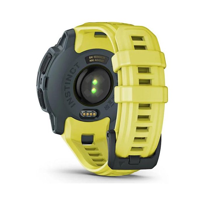 Garmin Instinct E Reloj Inteligente Deportivo GPS, 45 mm, Pantalla MIP 0.9", 16 Días Batería, 10 ATM, Twilight/Electric Lime, Seguimiento Actividad y Frecuencia Cardíaca