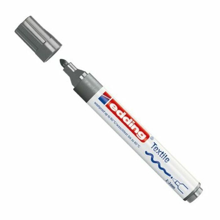 Marcador Edding Textile 4500 Gris (10 Unidades) 2 Marcador Edding Textile 4500 Gris (10 Unidades) 2