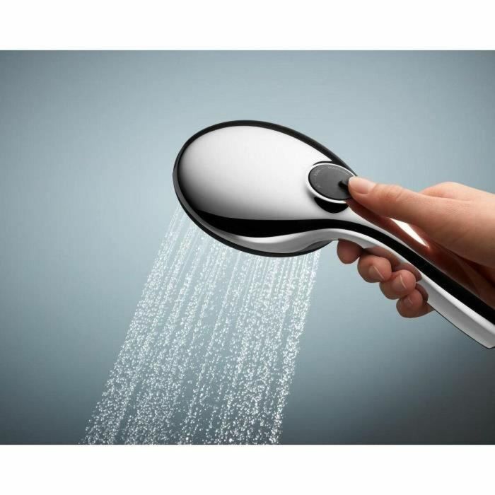 GROHE 27950001 Set de Ducha Vitalio Start 110 con Rociador de 2 Chorros, Soporte y Flexo, Ahorro de Agua 1