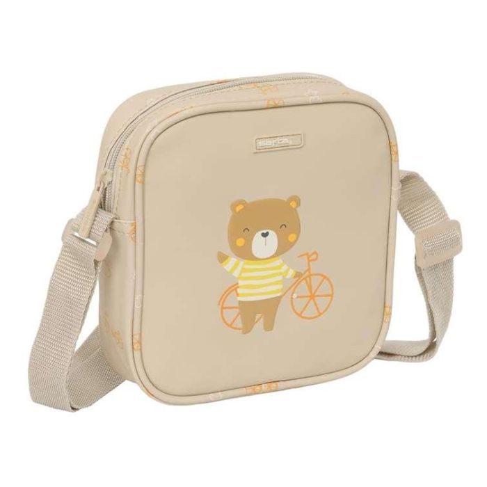 Bolso Bandolera Safta Oso Beige 16 x 18 x 4 cm Bolso Bandolera Safta Oso Beige 16 x 18 x 4 cm