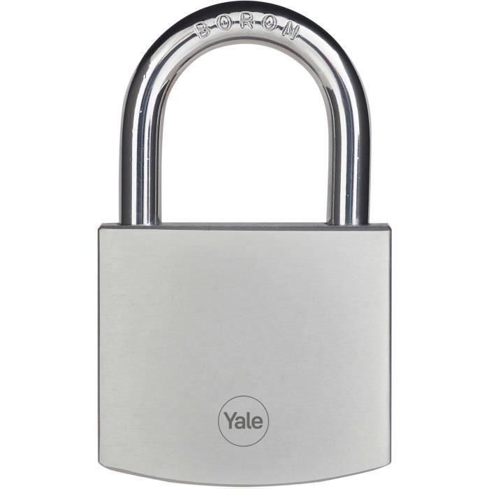 Candado de Latón - YALE - Y120DB/60/135/1 - Exterior - Cromado 60 mm - Antióxido - Alta Resistencia a la Intemperie 0 Candado de Latón - YALE - Y120DB/60/135/1 - Exterior - Cromado 60 mm - Antióxido - Alta Resistencia a la Intemperie 0