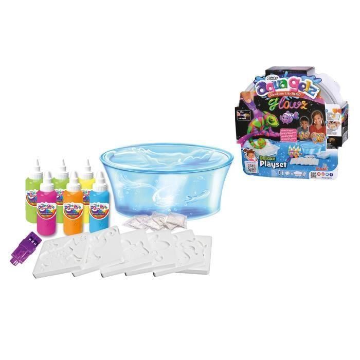 Aqua Gelz - Set de creación de figuras 3D - Colores fosforescentes - A partir de 8 años 1 Aqua Gelz - Set de creación de figuras 3D - Colores fosforescentes - A partir de 8 años 1