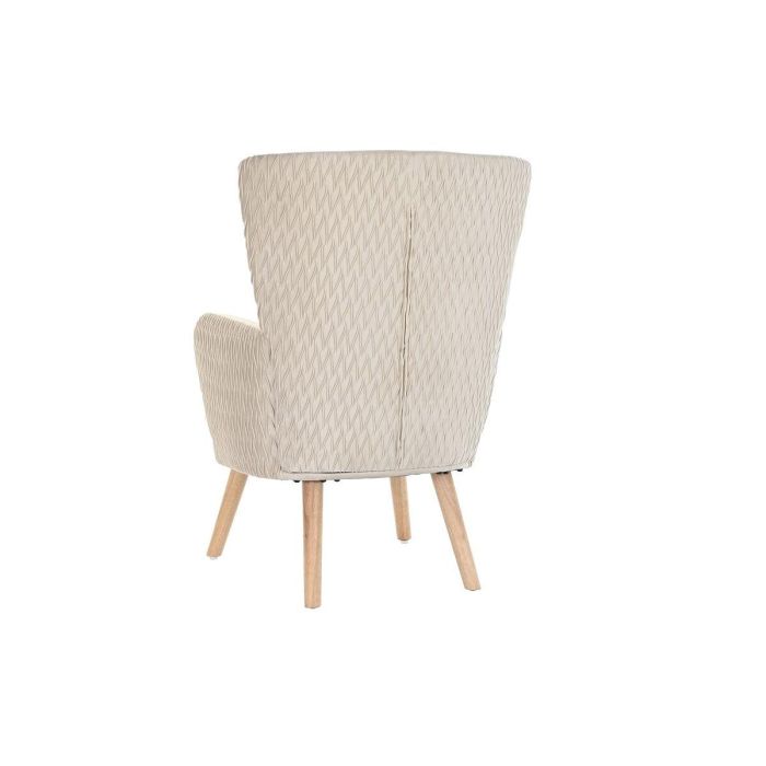 DKD Home Decor Butaca Scandi Beige Natural Poliéster y Madera Desmontable | 67x70x95 cm (Ancho x Largo x Alto) | Asiento 42 cm 1 DKD Home Decor Butaca Scandi Beige Natural Poliéster y Madera Desmontable | 67x70x95 cm (Ancho x Largo x Alto) | Asiento 42 cm 1