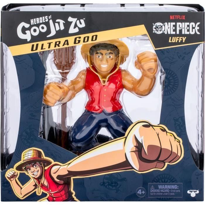 Ultragoo Luffy 17cm - HERoeS OF GOO JIT ZU - ONE PIECE - Figura estirable con accesorios 3 Ultragoo Luffy 17cm - HERoeS OF GOO JIT ZU - ONE PIECE - Figura estirable con accesorios 3