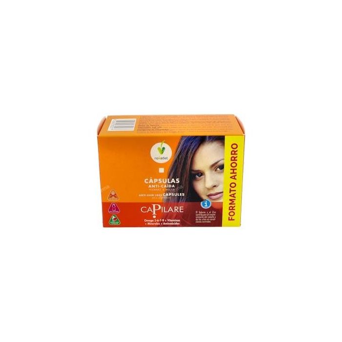 Capilare Anticaída del Cabello con Selenio, Zinc y Biotina para Mantenimiento Capilar y Uñas, 120 Cápsulas