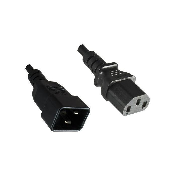 MicroConnect Cable de extensión de alimentación C13 a C20, 0.5m para PDU/UPS