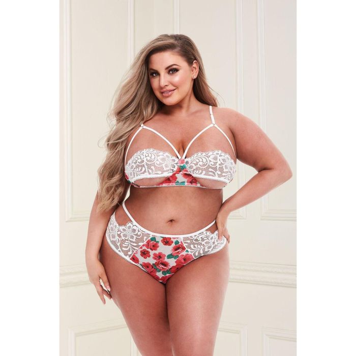 Conjunto de Lencería Baci Lingerie 838-SEG-3 Multicolor XL (Queen) 3