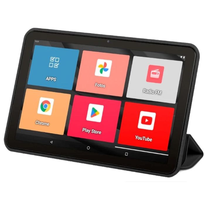 SPC 9780464N Tablet Gravity 3 Senior 10.35" IPS 4GB RAM 64GB Almacenamiento 4G Quadcore Android 11 Cámara 5MP Funda Negra