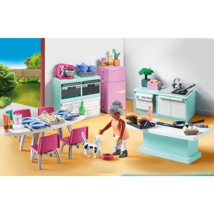 PLAYMOBIL - 71608 - Cocina con isla central 1