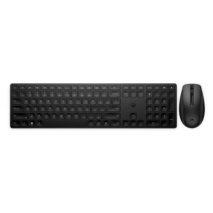 HP 650 - juego de teclado y ratón - AZERTY francés - negro