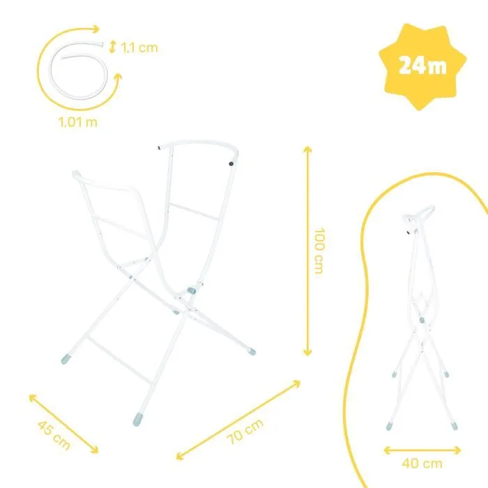 Badabulle Pies de bañera + manguera de drenaje para bañera de ballena BAD3661276177734 4 Badabulle Pies de bañera + manguera de drenaje para bañera de ballena BAD3661276177734 4