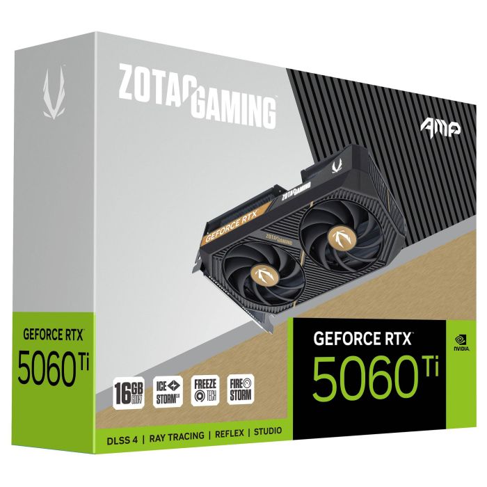 ZOTAC RTX 5060 Ti AMP NVIDIA GeForce 16 GB GDDR7 Tarjeta Gráfica 6