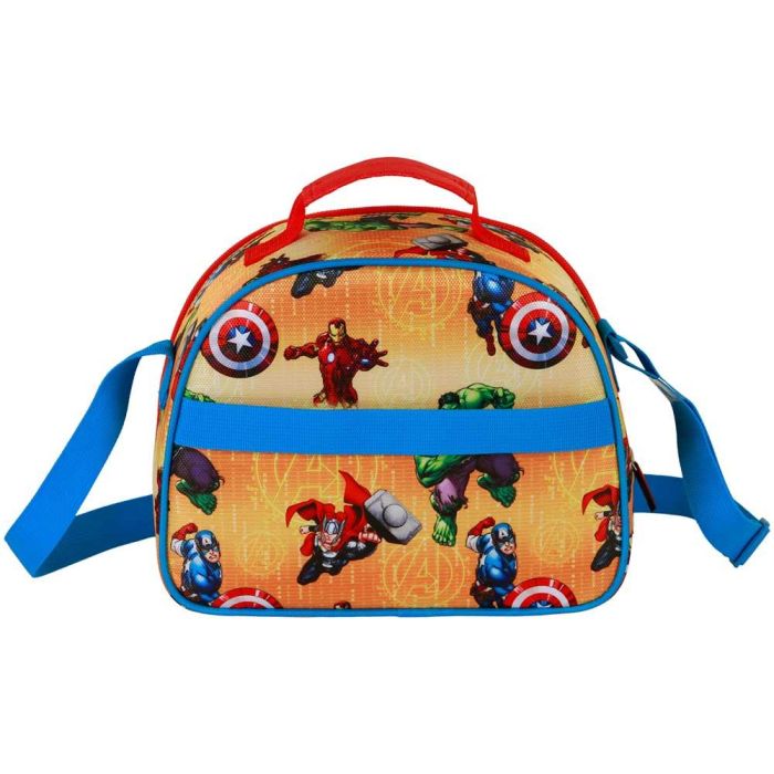 Bolsa Portamerienda 3D Attack Marvel Los Vengadores Rojo 2