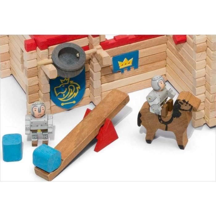 JEUJURA - Le Chateau Fort en bois - Set de construcción - 300 piezas 3 JEUJURA - Le Chateau Fort en bois - Set de construcción - 300 piezas 3
