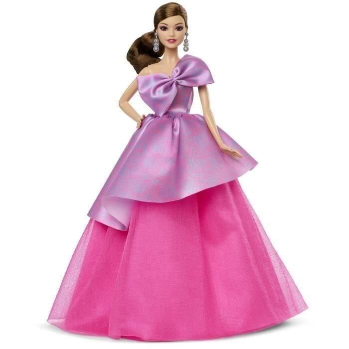Barbie JBJ07 Muñeca Feliz Cumpleaños Rosa 33 cm con Certificado y Soporte - Ideal Niños 6-10 Años 1 Barbie JBJ07 Muñeca Feliz Cumpleaños Rosa 33 cm con Certificado y Soporte - Ideal Niños 6-10 Años 1