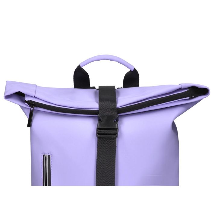 Cartera Antartik Mochila Waterproof Enrollable Diseño Casual Color Lavanda 480x130x280 mm 7