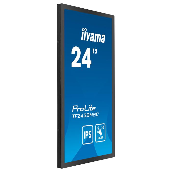 IIYAMA TF2438MSC-B1 60.5cm (23.8") 1920x1080 Full HD LED IPS 5ms 16:9 Táctil 10Ptos Capacitivo 600cd/m² 1000:1 178° Negro IIYAMA TF2438MSC-B1 60.5cm (23.8") 1920x1080 Full HD LED IPS 5ms 16:9 Táctil 10Ptos Capacitivo 600cd/m² 1000:1 178° Negro