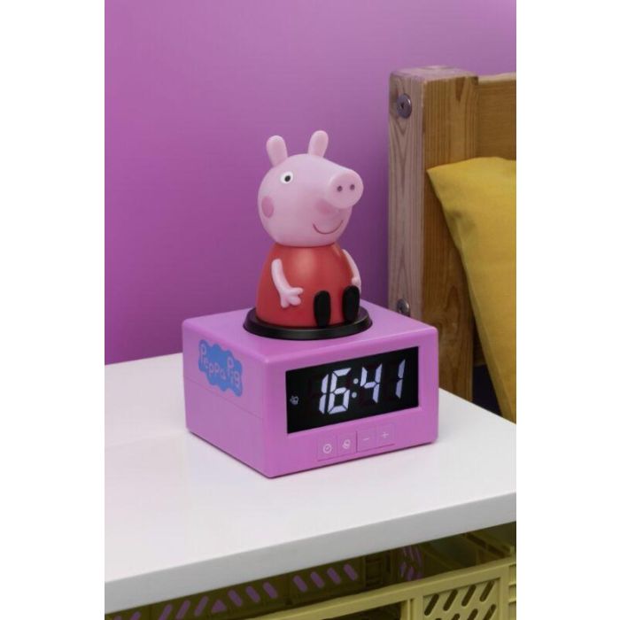 Paladone Reloj Despertador Peppa Pig Con Cable USB 16,3cm