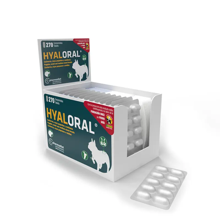 Hyaloral Perro Raza Peque?A Mediana 270 Comprimidos