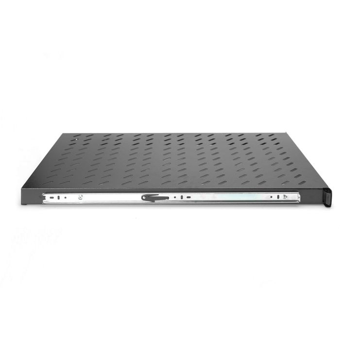 DIGITUS Fachboden 1HE 30x483x720mm max 65kg schwarz ausziehb 3 DIGITUS Fachboden 1HE 30x483x720mm max 65kg schwarz ausziehb 3
