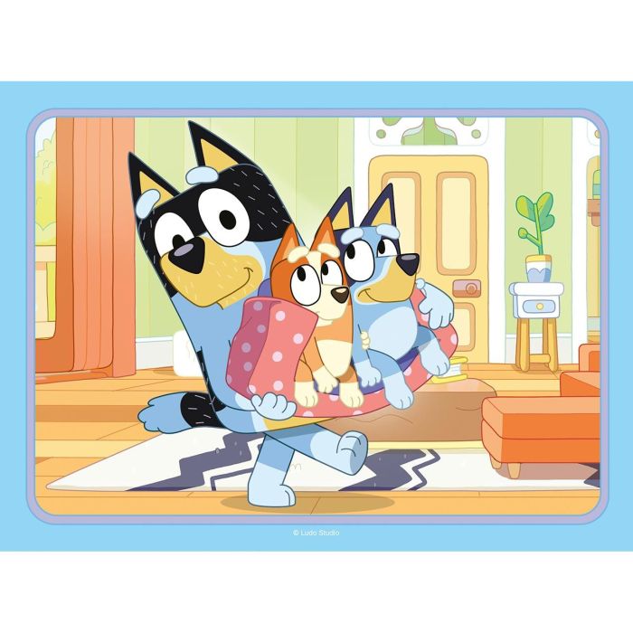 Puzzle 4 Formas Bluey 03111 Ravensburger 1