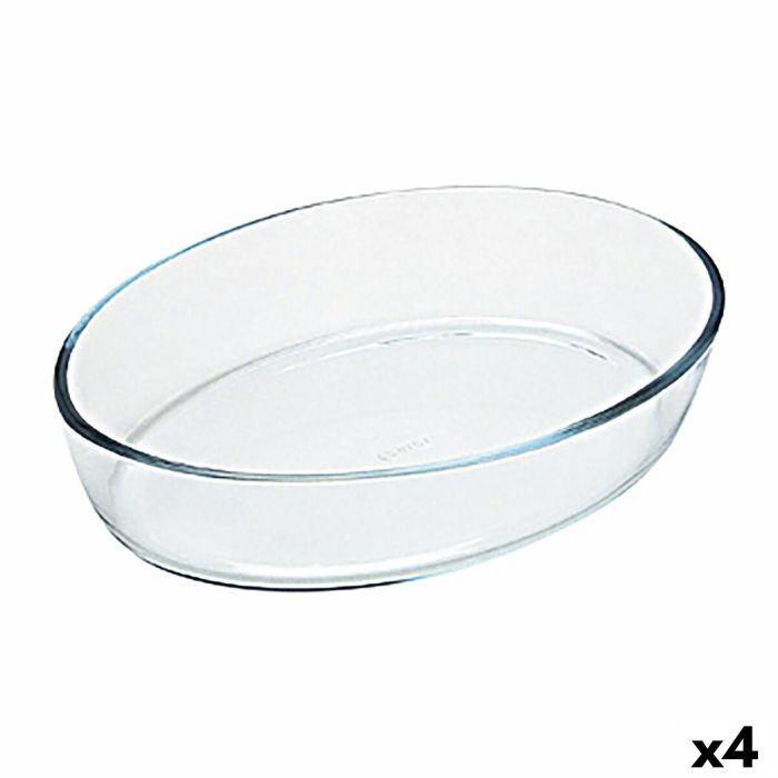 Fuente para Horno Pyrex Classic Vidrio Transparente Vidrio Ovalada 40 x 28 x 7 cm (4 Unidades) 0 Fuente para Horno Pyrex Classic Vidrio Transparente Vidrio Ovalada 40 x 28 x 7 cm (4 Unidades) 0