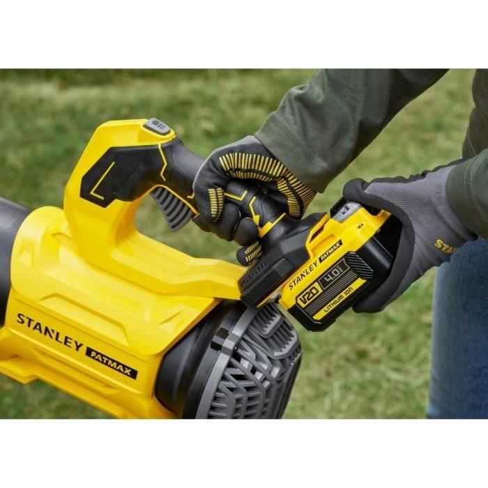 STANLEY FATMAX - SOPLADOR AXIAL 18V con modo boost - Se suministra con cargador y batería de 4AH 4 STANLEY FATMAX - SOPLADOR AXIAL 18V con modo boost - Se suministra con cargador y batería de 4AH 4