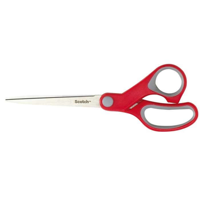 Scotch Tijera Oficina Confort 18 cm Acero Inoxidable Mango Ergonómico Ambidiestro 1