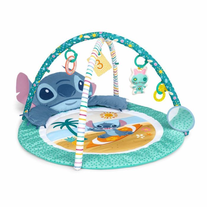 Bright Starts BRI0074451174467 Disney Baby - Alfombra de Juego para Bebé Stitch, Evolutiva con Juguetes Sensoriales, Peluche, Espejo, Cojín y Sonajero 9 Bright Starts BRI0074451174467 Disney Baby - Alfombra de Juego para Bebé Stitch, Evolutiva con Juguetes Sensoriales, Peluche, Espejo, Cojín y Sonajero 9