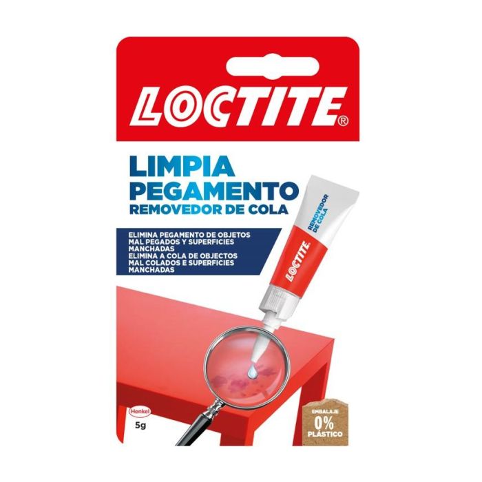 Loctite Removedor de Cola 5 g Gel Limpiador Transparente para Eliminar Restos de Pegamento y Manchas en Objetos, Ropa y Dedos 1