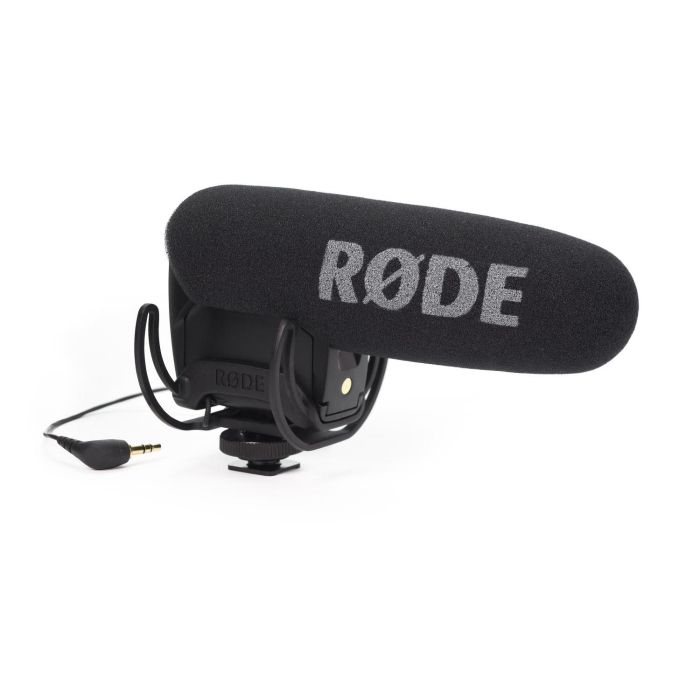 RODE Videomic Pro Micrófono Direccional Compacto para Cámara con Suspensión Rycote Lyre Integrada y Calidad Broadcast