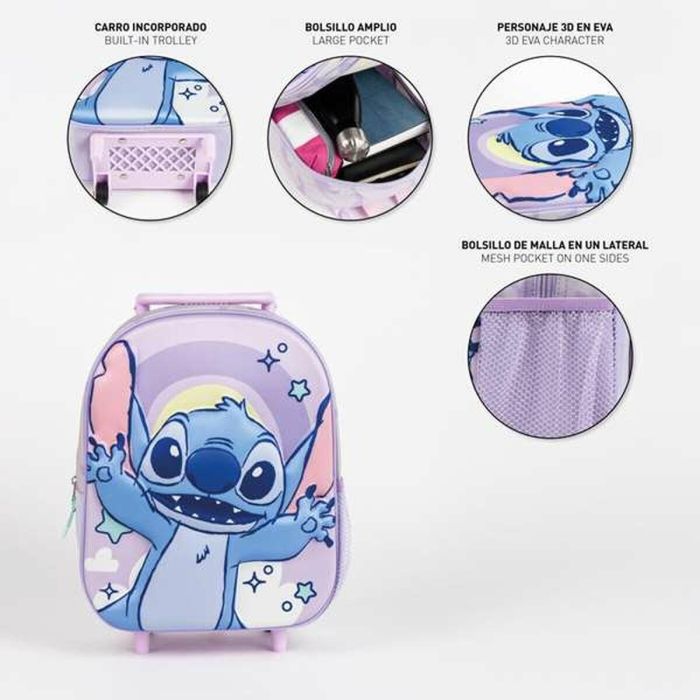 Mochila infantil trolley 3D stitch 25.0 x 31.0 x 10.0 cm 2 Mochila infantil trolley 3D stitch 25.0 x 31.0 x 10.0 cm 2