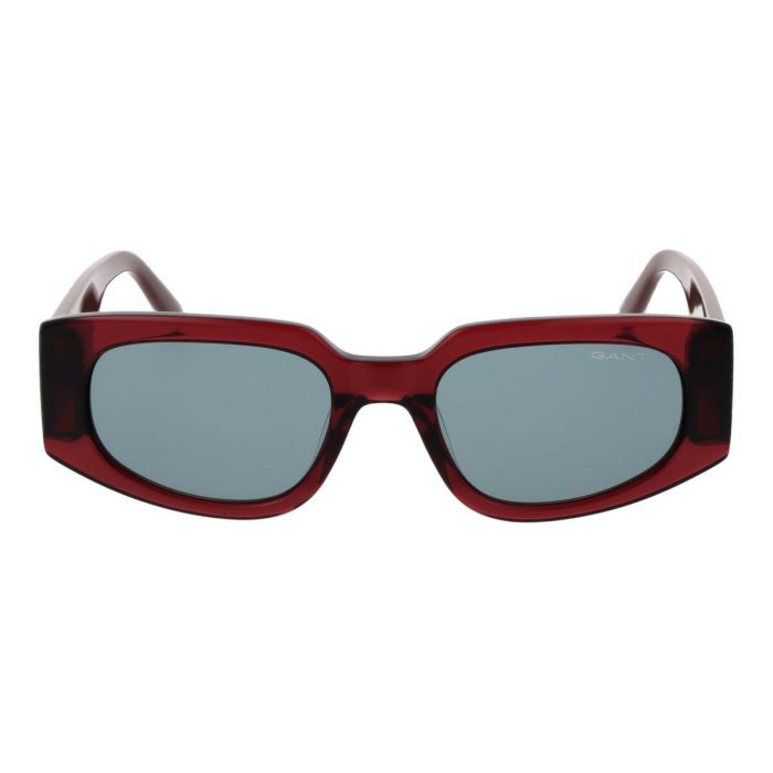 Gant Gafas GA00001 66N - Gafas de sol para hombre, diseño ovalado con montura roja y cristales verdes, 53 mm 2 Gant Gafas GA00001 66N - Gafas de sol para hombre, diseño ovalado con montura roja y cristales verdes, 53 mm 2